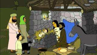 Kinderbibel - Jesus wird geboren - biblische Weihnachtsgeschichte als Zeichentrickfilm, Buch \u0026 Spiel