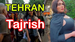 Tajrish Bazaar Tehran's Walking Street | Iran City Tour 4K 🇮🇷