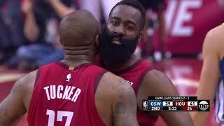 James Harden Sinks 6 Threes to Tie Series 2-2 with Warriors