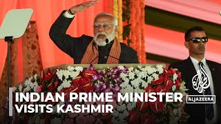 Indian prime minister visits Kashmir: PM's first visit since revoking article 370