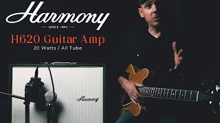 Demos in the Dark // Harmony H620 Guitar Amp // Guitar Tube Amp Review