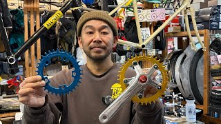 90年代のMTBパーツを彷彿させる STRIDSLANDのNARROW WIDE CHAINRING