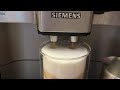 How to clean your SIEMENS EQ coffee machine.