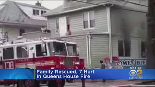7 Hurt In Queens House Fire