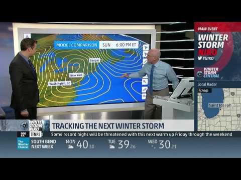 The Weather Channel Winter Storm NIKO And Forthcoming Storms 2017 - YouTube