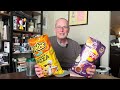 trying new lays all dressed u0026 cheetos cheese pizza puffs – snack review