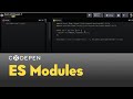 Using ES Modules on CodePen