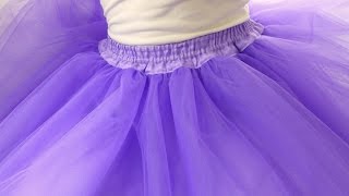 איך תופרים חצאית טוטו - how to sew tutu skirt