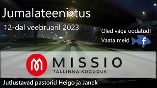 Jumalateenistus 12. 02. 2023