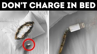 Don't Charge Your Phone on the Bed, Here's Why