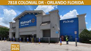 Shopping at Walmart Market at 7818 West Colonial Drive in Orlando Florida - Store 4425