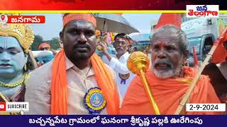 బచ్చన్నపేట గ్రామంలో ఘనంగా శ్రీకృష్ణ పల్లకి ఊరేగింపు