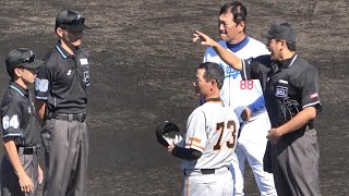 PL学園の先輩と後輩がメンバー表交換。駆け足で来て駆け足で戻る桑田2軍監督55歳（2023年10月22日）