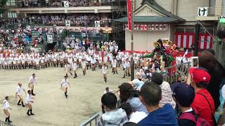 令和元年7月13日 博多祗園山笠 櫛田入り練習 七番山笠西流