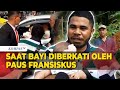 Detik - Detik Paus Fransiskus Berkati Bayi Willana Saat Perjalanan ke Istana Merdeka