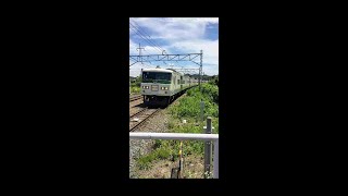 JR日光線 185系修学旅行列車 下野大沢駅通過