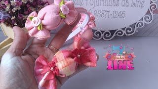 Bombom de fita 🎀 Recebido da Gil Artes 🎀 PAP 🎀 Diy