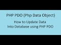 How to Update Data into Database using PHP PDO