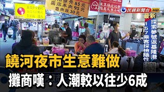 饒河夜市3折出租沒人要 攤商撐不住停業－民視新聞