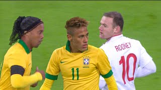 Ronaldinho & Neymar vs Rooney's England in 2013