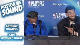 "Take Care Of Business" | Anthony Edwards x Karl Anthony-Towns Postgame Sound | 05.06.24