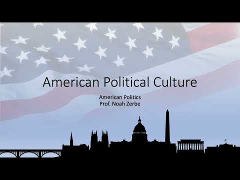 What are the five central features of American political culture?