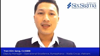 Tran Kim Sang, CLSSBB, Deputy Manager I Operational Excellence Pymepharco – Stada Group, Vietnam