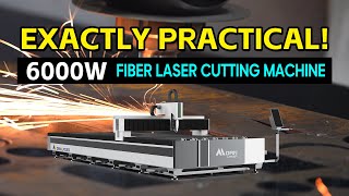 Exactly Practical! Morn 6KW / 6000W Fiber Laser Cutting Machine