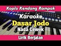 Karaoke - Dasar Jodo Koplo Kendang Rampak Nada Cewek Lirik Berjalan | Yamaha PSR SX600