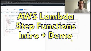 AWS Step Functions Tutorial | Lambda Map State Example (Square Numbers in Parallel)
