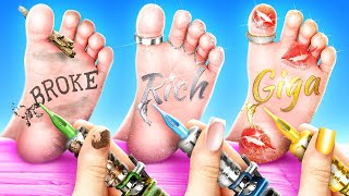 Poor vs Rich vs Giga Rich Tattoo Artist! I Own a Tattoo Studio!