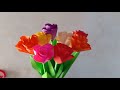 របៀបបត់ផ្កាពីក្រដាស់ how to make paper flower beautiful flowers paper craft diy paper flower making