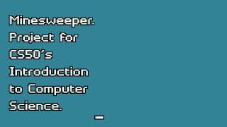 Minesweeper. Written in python with Tkinter.