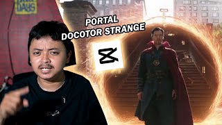 Cara bikin video effect portal doctor strange pake Capcut