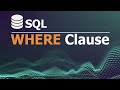 SQL Tutorial for Data Analysis 9: WHERE Clause