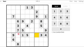 Sudoku #23: Michael Jordan - Lösung New York Times Hard Sudoku 4.5.20