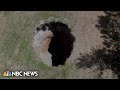 Deadly Florida sinkhole that swallowed man in 2013 opens again