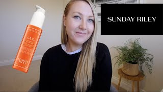 SUNDAY RILEY C.E.O 15% Vitamin C Brightening Serum HONEST REVIEW!