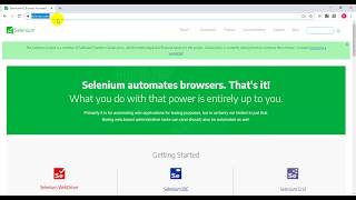 Execute WebDriver scripts on EDGE Browser