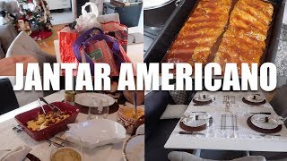 FIZ UM JANTAR TÍPICO AMERICANO + COMPRAS E PRESENTES | Luh Sicchierolli