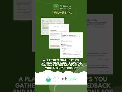 Want to optimize customer feedback? Try ClearFlask's LIFETIME OFFER!!!