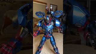 Hot Toys Avengers Endgame Iron Patriot Marvel Diecast 1/6 figure collection tour