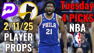 PRIZEPICKS UNDERDOG NBA TUESDAY 2/11 BEST PLAYER PROPS TODAY!!