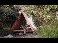 A frame cabin: The making