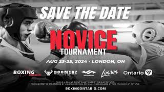 Streaming Inc.: Boomerz Boxing Club in partnership with Boxing Ontario, Novice Tournament 2024