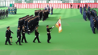 2017年岡山県警察年頭視閲式