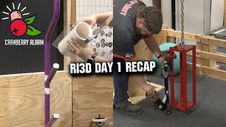 Ri3D REEFSCAPE Day 1 Recap | Cranberry Alarm | Robot in 3 Days