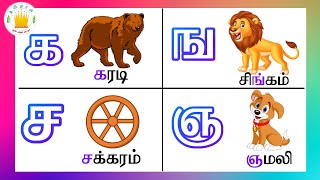 உயிர்மெய் எழுத்துக்கள்|UyirMei Ezhuthukkal |Learn Tamil Alphabets | Tamilarasi for Kids