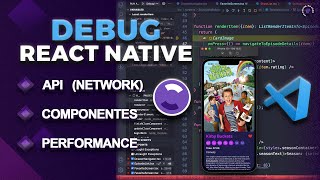 Debug REACT NATIVE no VS CODE e Flipper (Debugging Network, Componentes e Performance)