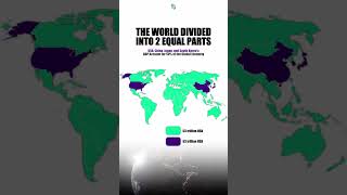 The World Economy Split in Two #map #Economy #World #GDP